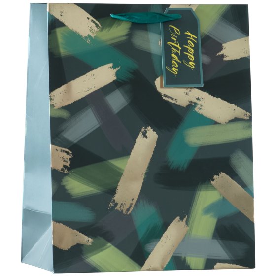 NEW FOR 2024 SG12820 GIFT BAG BRUSH STROKES LRG