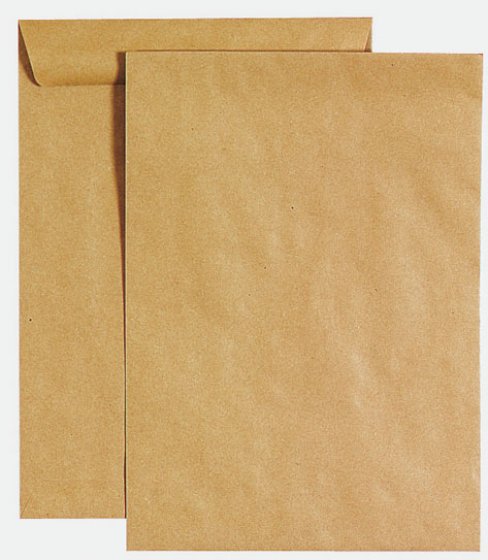 SH01106 ENVELOPE C4 MANILLA GUMMED BUL