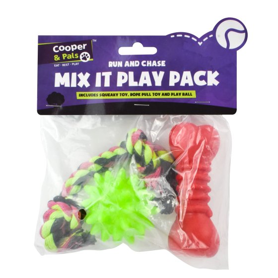 PET TOY MIX IT PLAY PACK 3PK