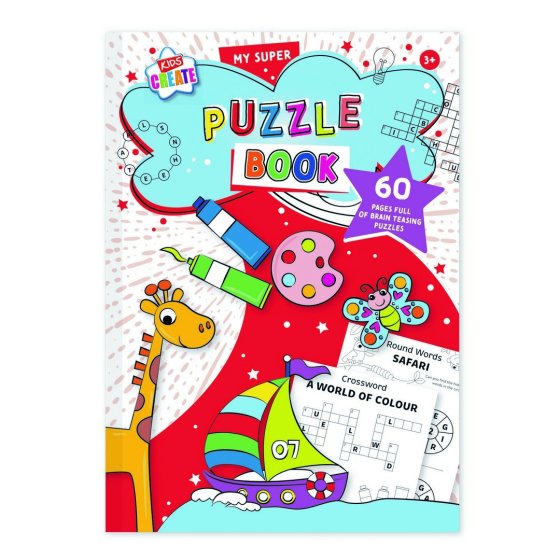 SJ10005 SJ10005 BOOK PUZZLE KIDS CREATE60 PAGES