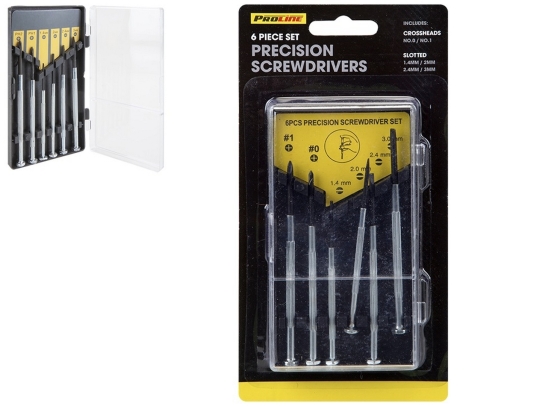SJ11013 SJ11013 6 PIECE PRECISION SCREWDRIVER SET