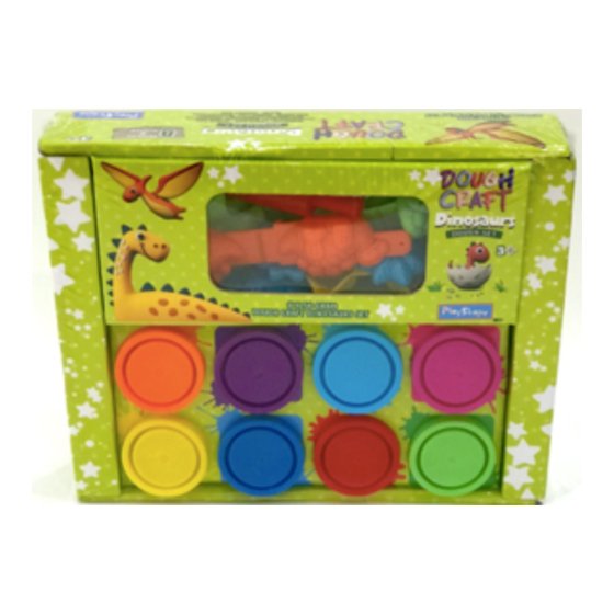 ** WIGIG **  DOUGH CRAFT DINO 8 X 56 GR SET