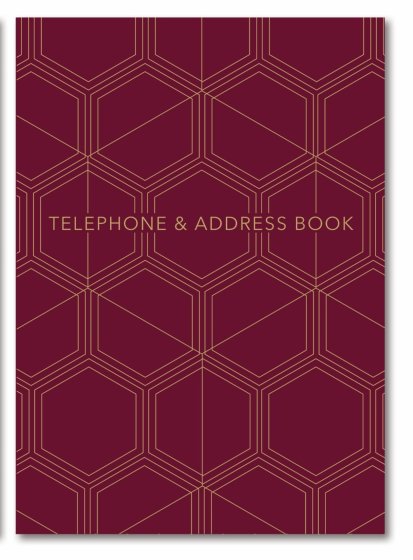 SH10712 ADDRESS BOOK EXECUTIVE INDEX A