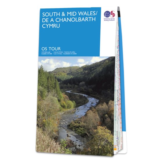 TOUR MAP SOUTH N MID WALES