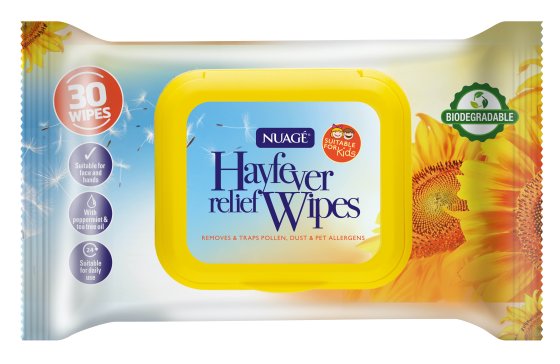 NUAGE ALLERGY RELIEF WIPES 30PK