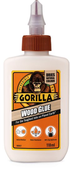 CH0613 SH06009 GLUE GORILLA WOOD GLUE 118ML