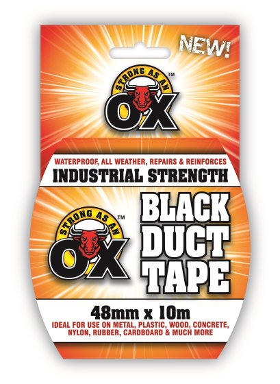 SH06101 TAPE DUCT BLACK 48MM X 10M