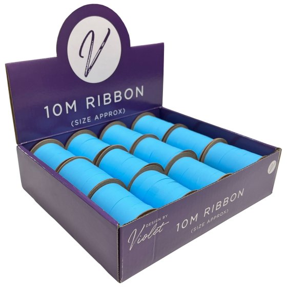 SJ14317 SJ14317 RIBBON 1CM X 10M LIGHT BLUE