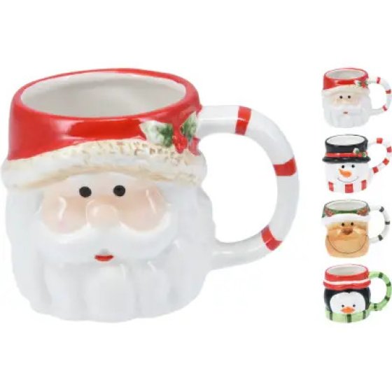 MUG XMAS 85MM 4ASS