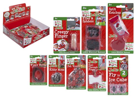 XH5905 ELF JOKES NAUGHTY CARDED ASST