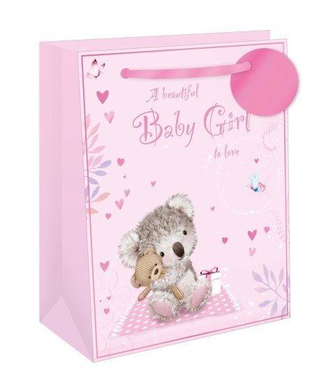 SJ15344 SJ15344 GIFT BAG KOALA GIRL MEDIUM