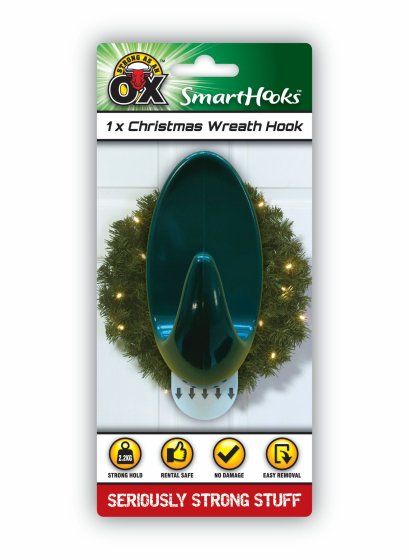 XH3809 CHRISTMAS WREATH HOOK