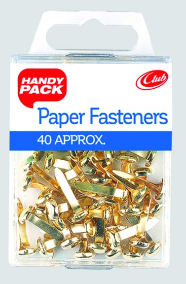 SH04805 PAPER FASTENERS BRASS HANDYPK