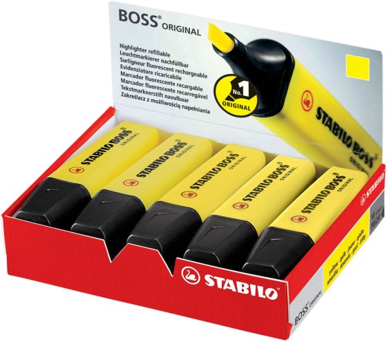 CH1014 BOSS HIGHLIGHTER YELLOW BXD