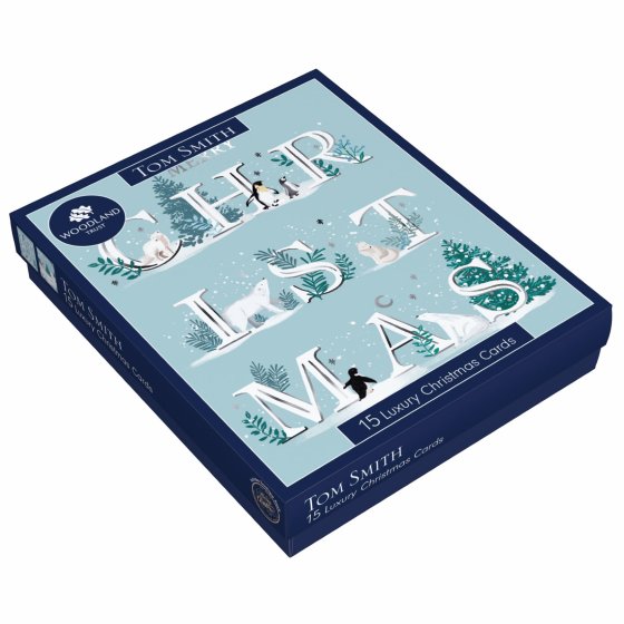 XH0405 CARDS LUX BOXED ARCTIC ANIMALS