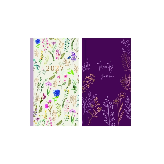 DJ0502 2027 DIARY SLIM BOTANICAL