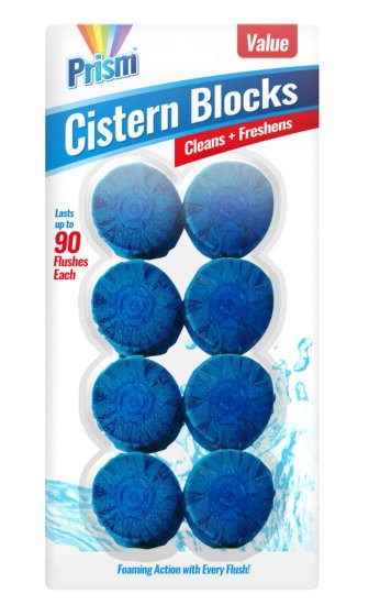 TOILET BLOCK OCEAN FRAGRANCED 8X50G