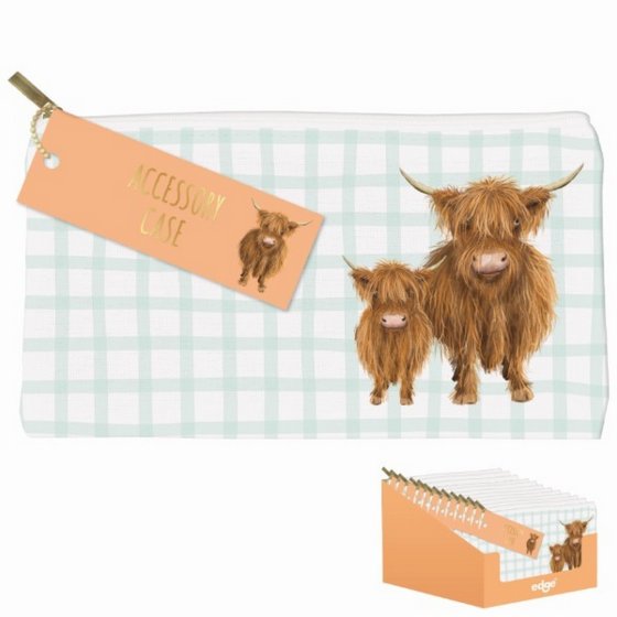SJ01308 SJ01308 ACCESSORY CASE 215 X 115 X 10MM HIGHLAND COW