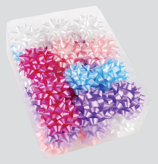 SH13419 SATIN PASTEL 32 LOOP BOWS