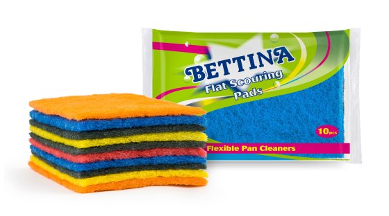 SH11506 BETTINA SCOURING PADS ASST 10P