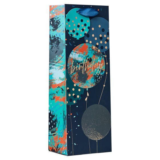 SH14412 BOTTLE BAG BIRTHDAY BALLOONS