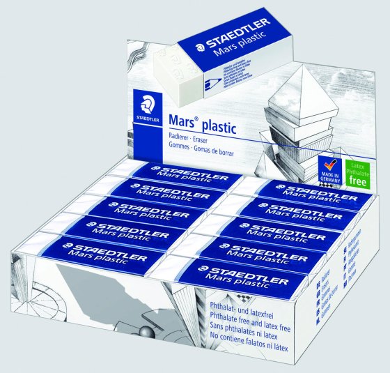 SH06602 MARS PLASTIC ERASER