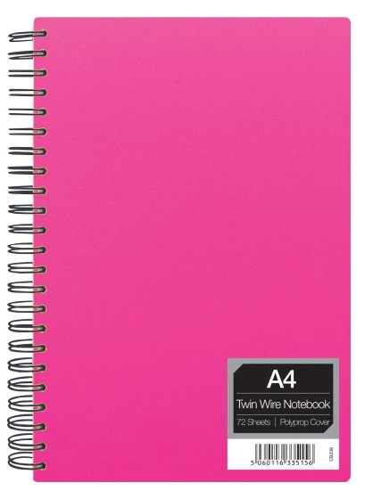CH0207 SH01610 NOTEBOOK A4 SPIRAL NEON