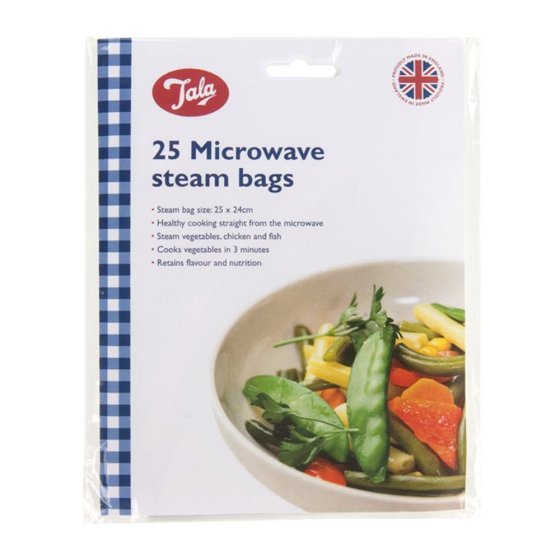 STEAM  BAGS MICROWAVE