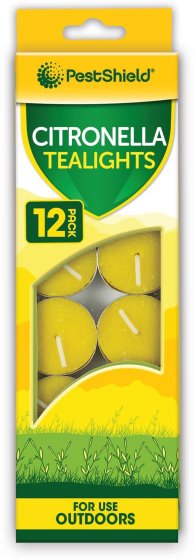 CITRONELLA TEALIGHTS 12PK