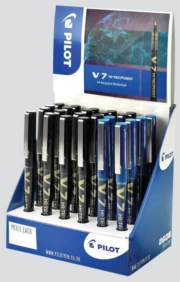 SH07011 PILOT V7 HI-TEC PEN DISPLAY