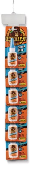 GORILLA SUPERGLUE 15 GRAM CLIPSTRIP