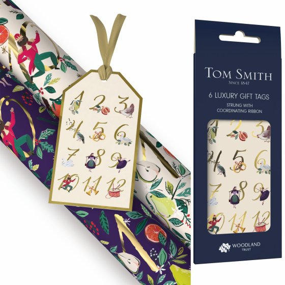 XH1603 TAGS 12 DAYS OF CHRISTMAS FSC