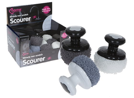 SCOURER NON SCRATCH STUB HANDL