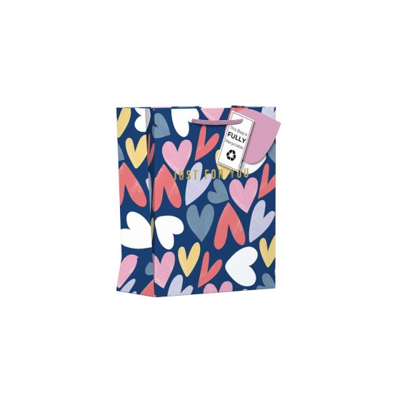 SH14303 GIFT BAG CROSS MY HEART MED