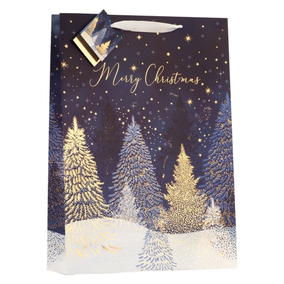 GIFT BAG MIDNIGHT FOREST XL