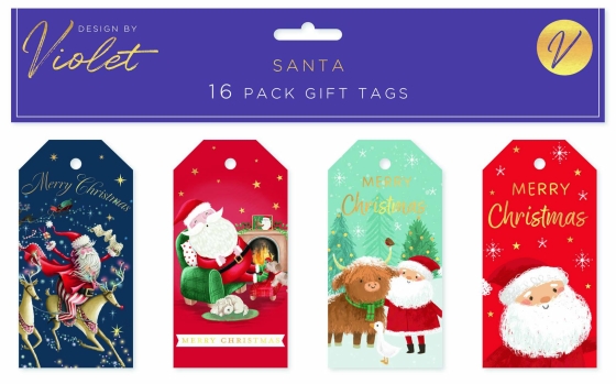 TAGS SANTA 16 PK