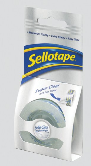 SH05602 SELLOTAPE SUPERCLEAR 18 X 25M SH05602 SELLOTAPE SUPERCLEAR 18 X 25M