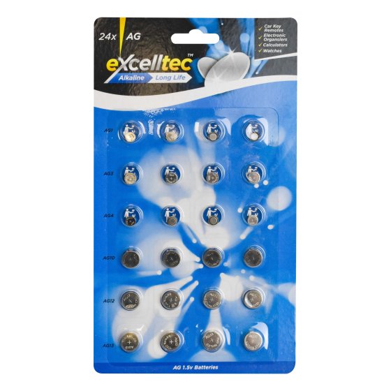 BATTERIES ALKALINE AG 24PK