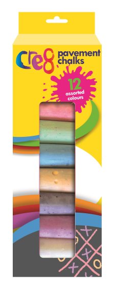 SH08214 CRE8 COLOURED PAVEMENT CHALK 1
