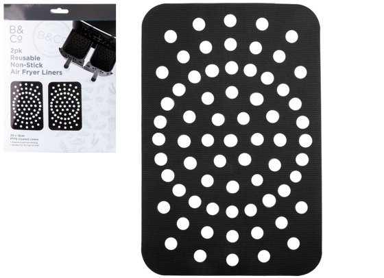 SJ12411 SJ12411 AIR FRYER LINERS REUSABLE NONSTICK 20 X 13CM