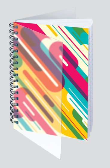 SH01603 NOTEBOOK A6 ABSTRACT WIRO
