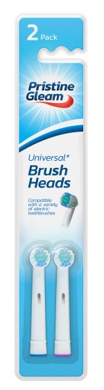 TOOTHBRUSH HEADS UNIVERSAL POWER 2PK