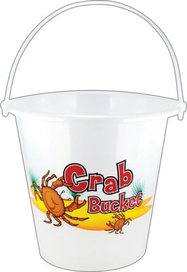 CLEAR CRABBING BUCKET 18CM