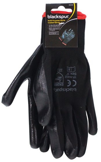 GLOVES MPURPOSE NITRILE COATED