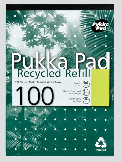SH02112 A4 RECYCLED REFILL PAD NF/M