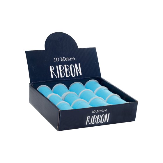 SH13417 RIBBON 10M LIGHT BLUE