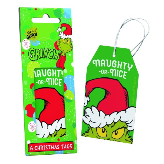 TAGS PACK 6 THE GRINCH