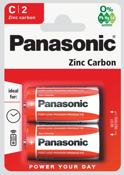 SH11411 BATTERIES PANASONIC C 2PK