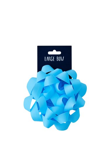 SH13411 BOW LARGE LIGHT BLUE